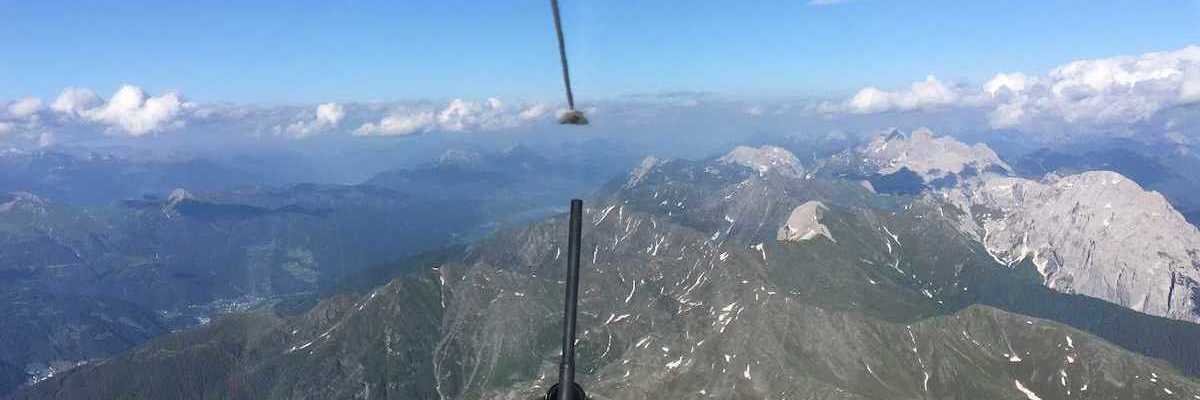 Flugwegposition um 16:30:41: Aufgenommen in der Nähe von Gemeinde Obertilliach, 9942 Obertilliach, Österreich in 3194 Meter